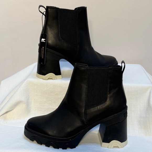 Sorel Brex Heel Chelsea Boots Womens 9.5 Boho Indie Grunge Retro Whimsygoth New - Picture 2 of 13